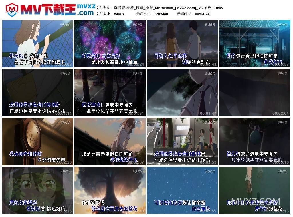 陈雪凝-壁花_国语_流行_MEB01808